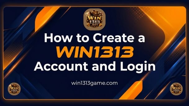 create account and login on win1313