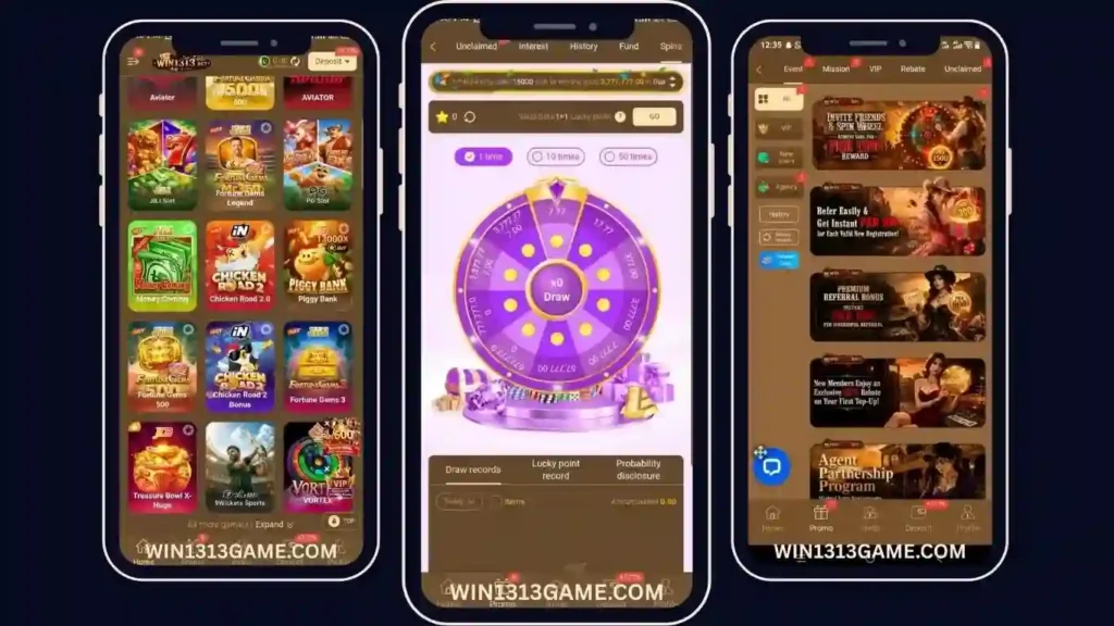 WIN1313 APK Banner